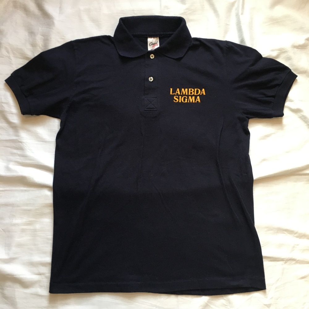 VTG Lamda Sigma Fraternity Polo Shirt